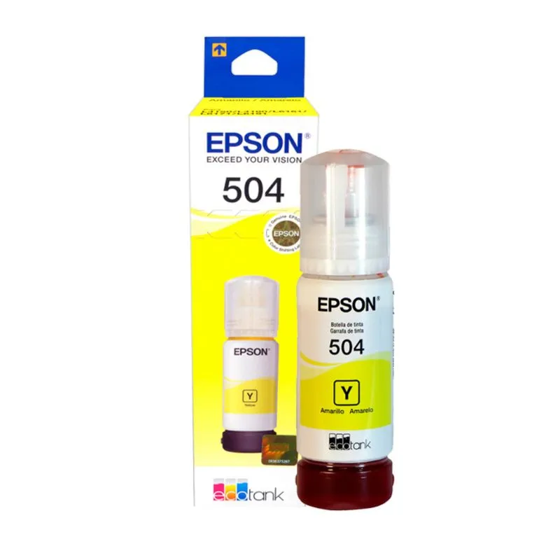 TINTA EPSON 504  AMARILLA