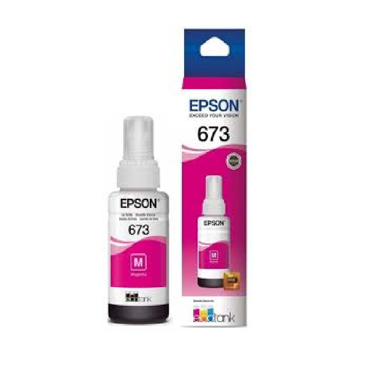 TINTA EPSON 673 ROJA
