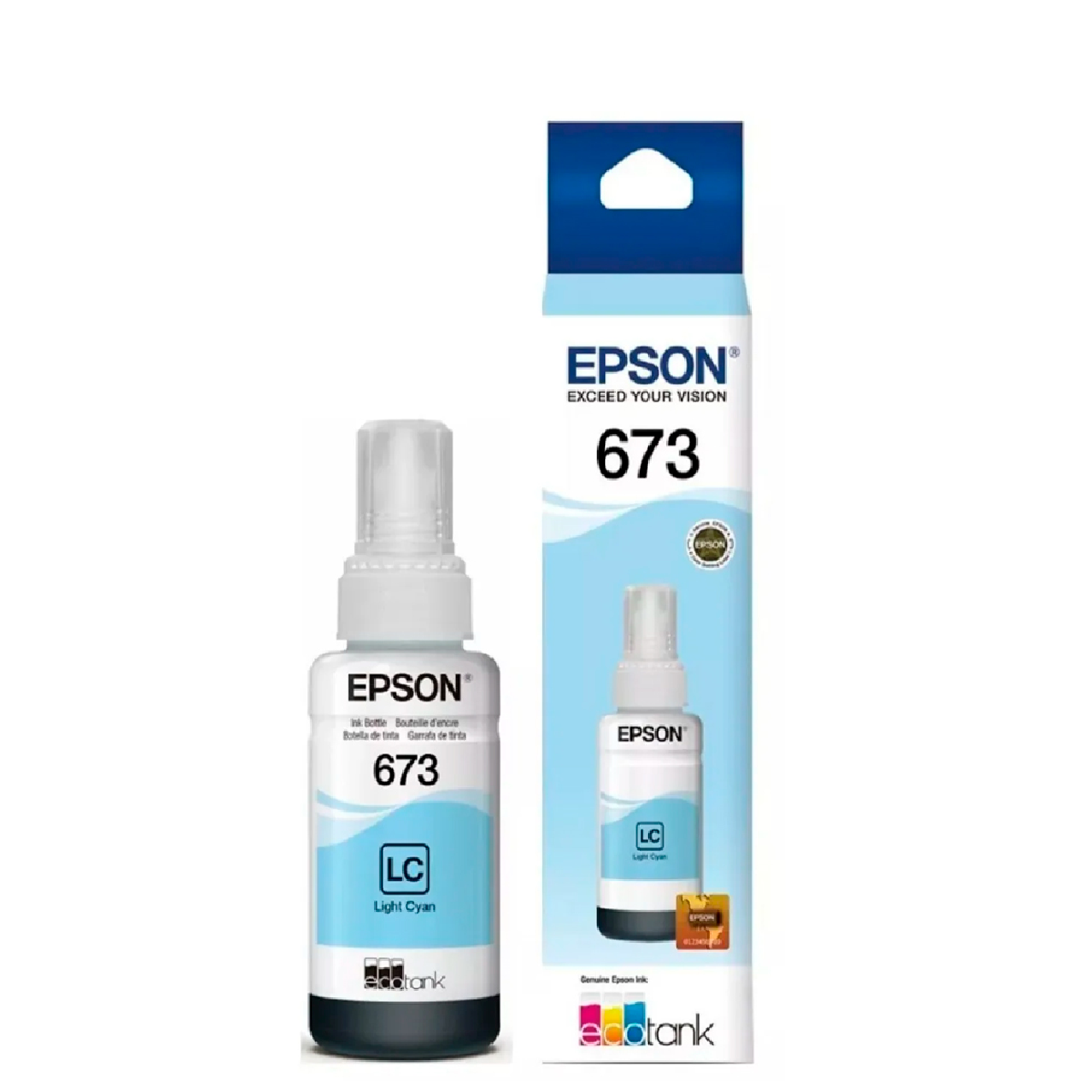 TINTA EPSON 673 CYAN CLARO
