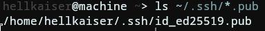 check if you have an SSH key