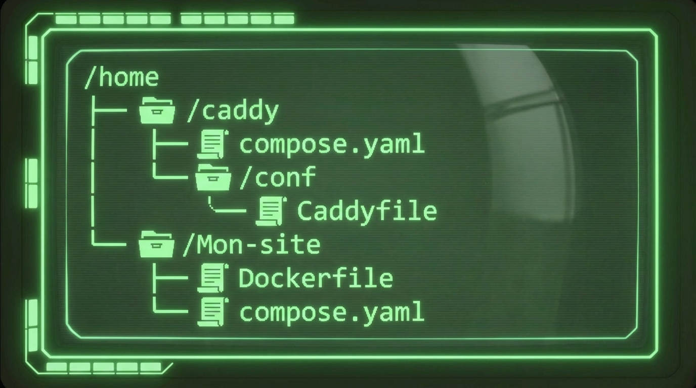 VPS structure des fichiers pour le webhosting