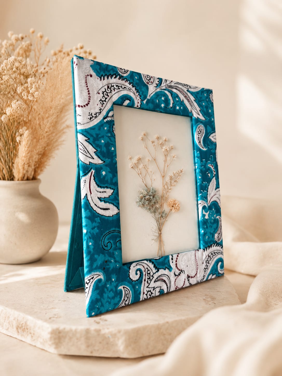 Handcrafted Fabric Photo Frame