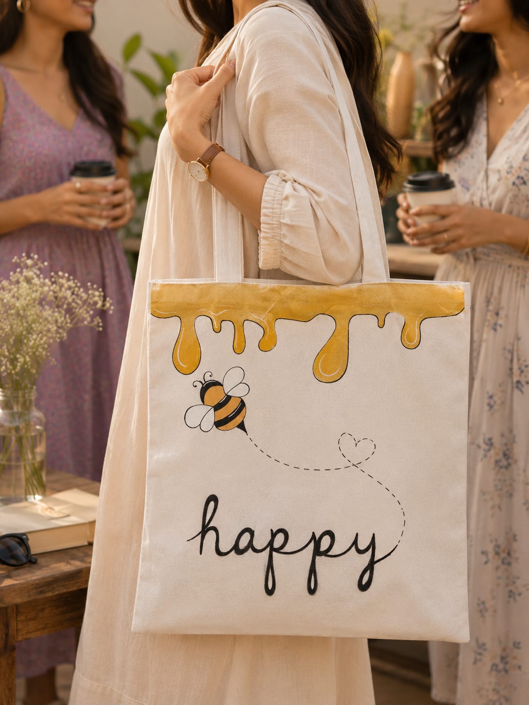 Hand Painted Tote Bags