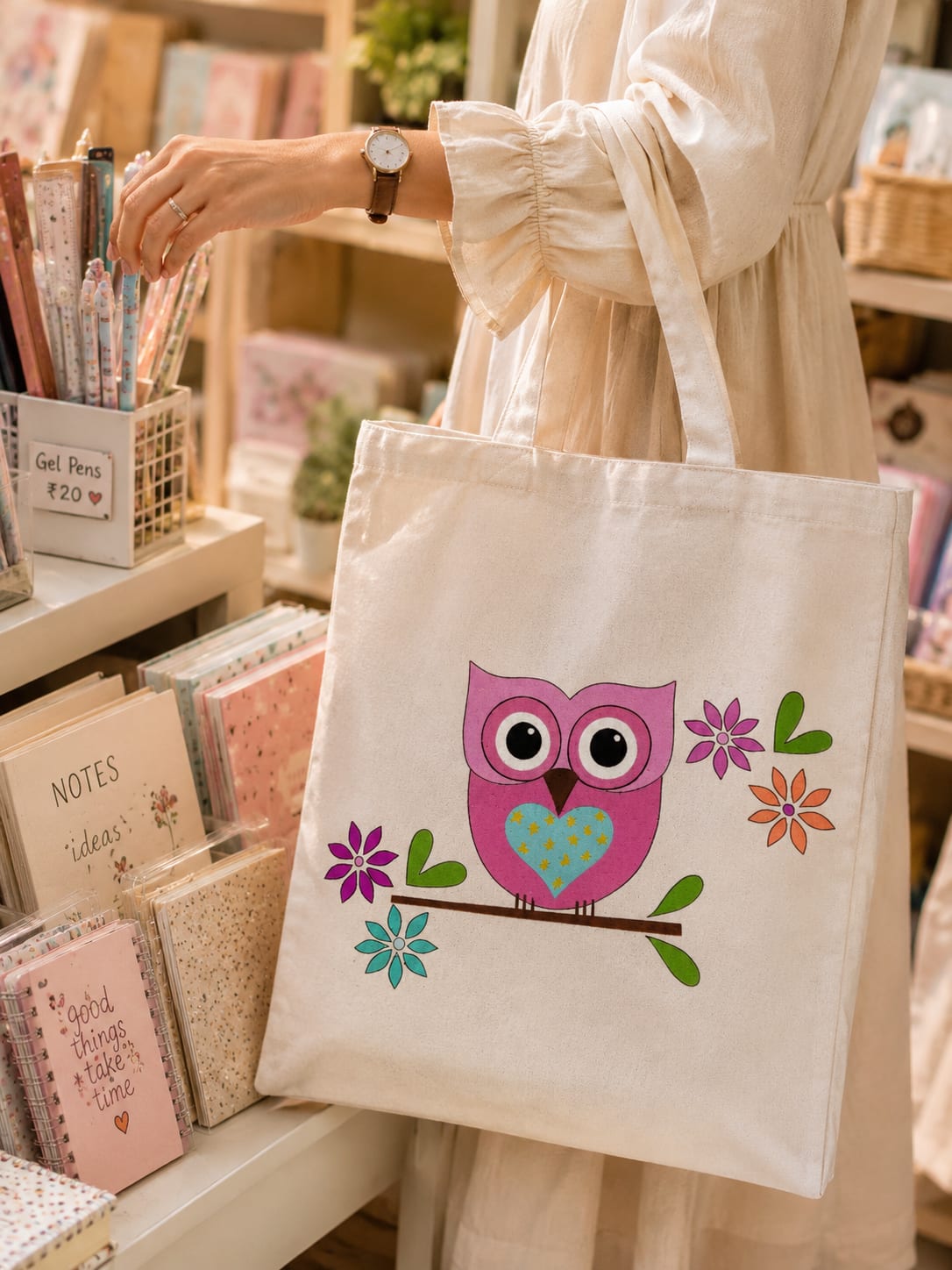 Hand Painted Tote Bags