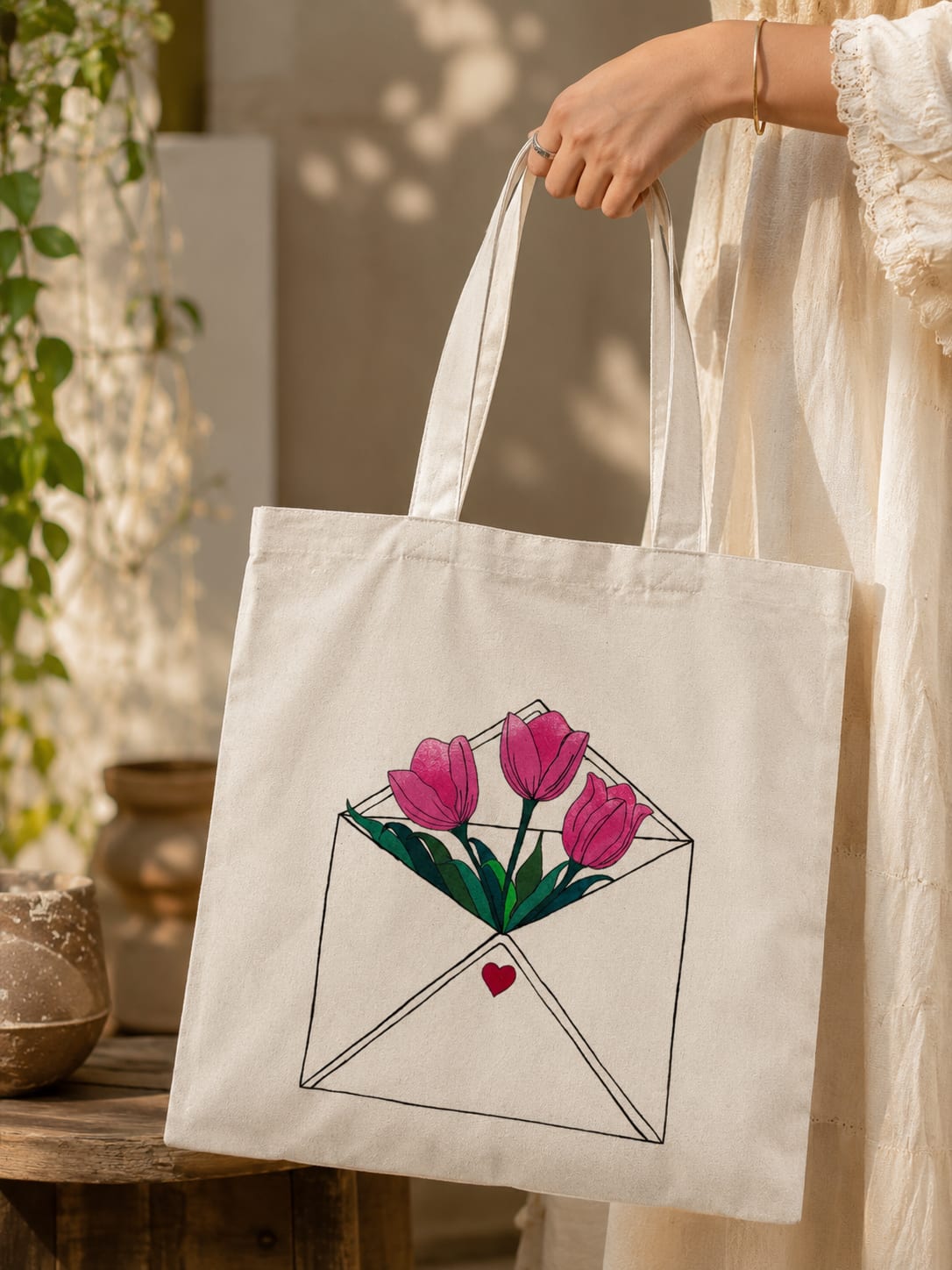 Hand Painted Tote Bags