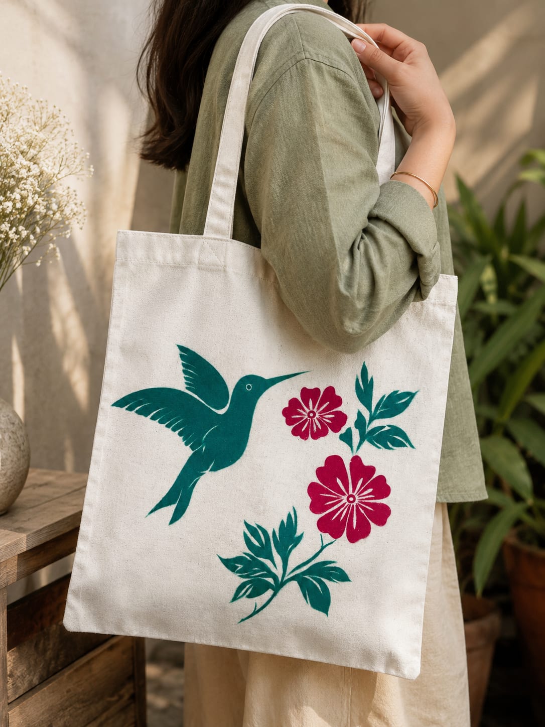 Hand Painted Tote Bags