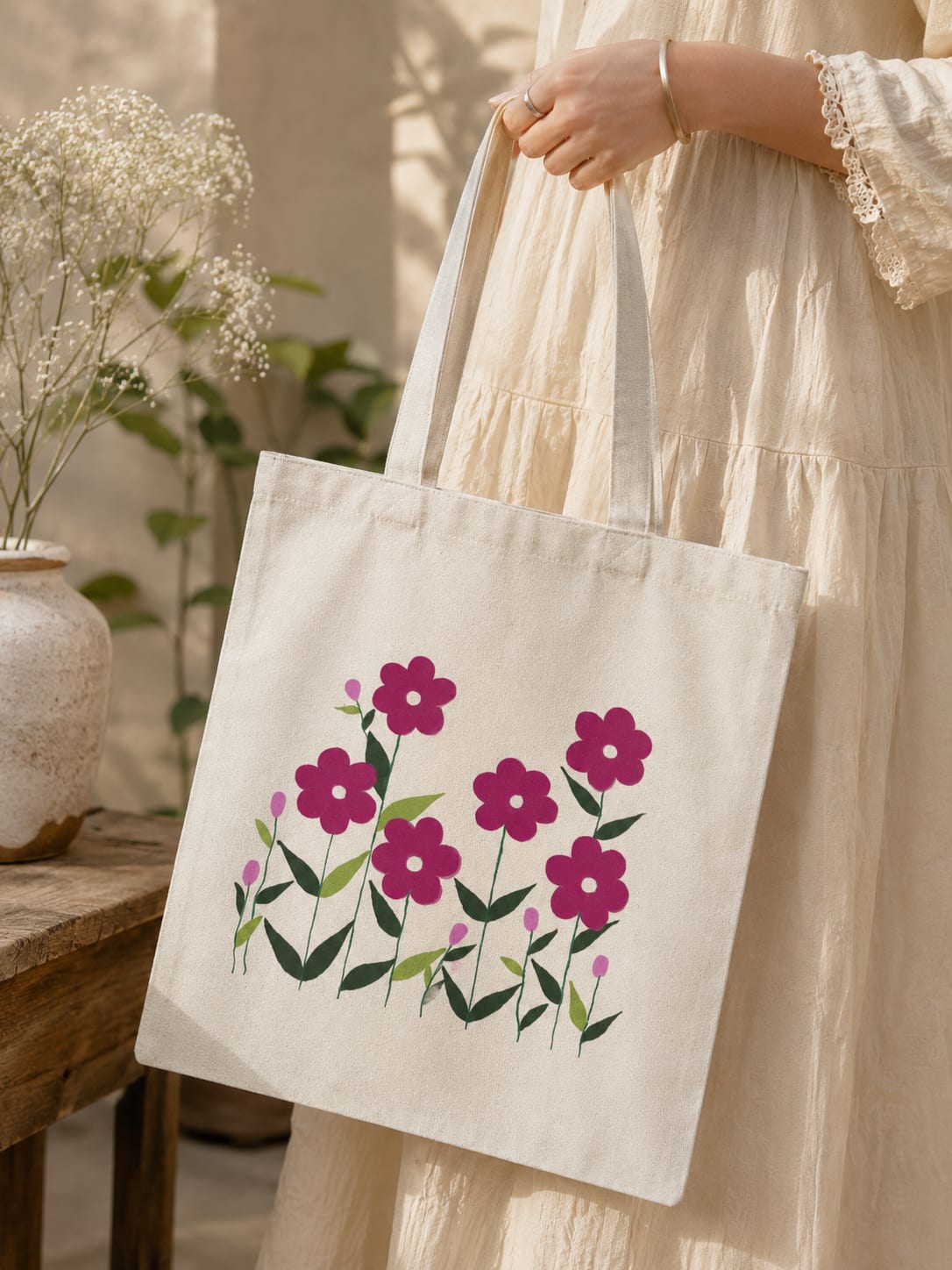 Hand Painted Tote Bags