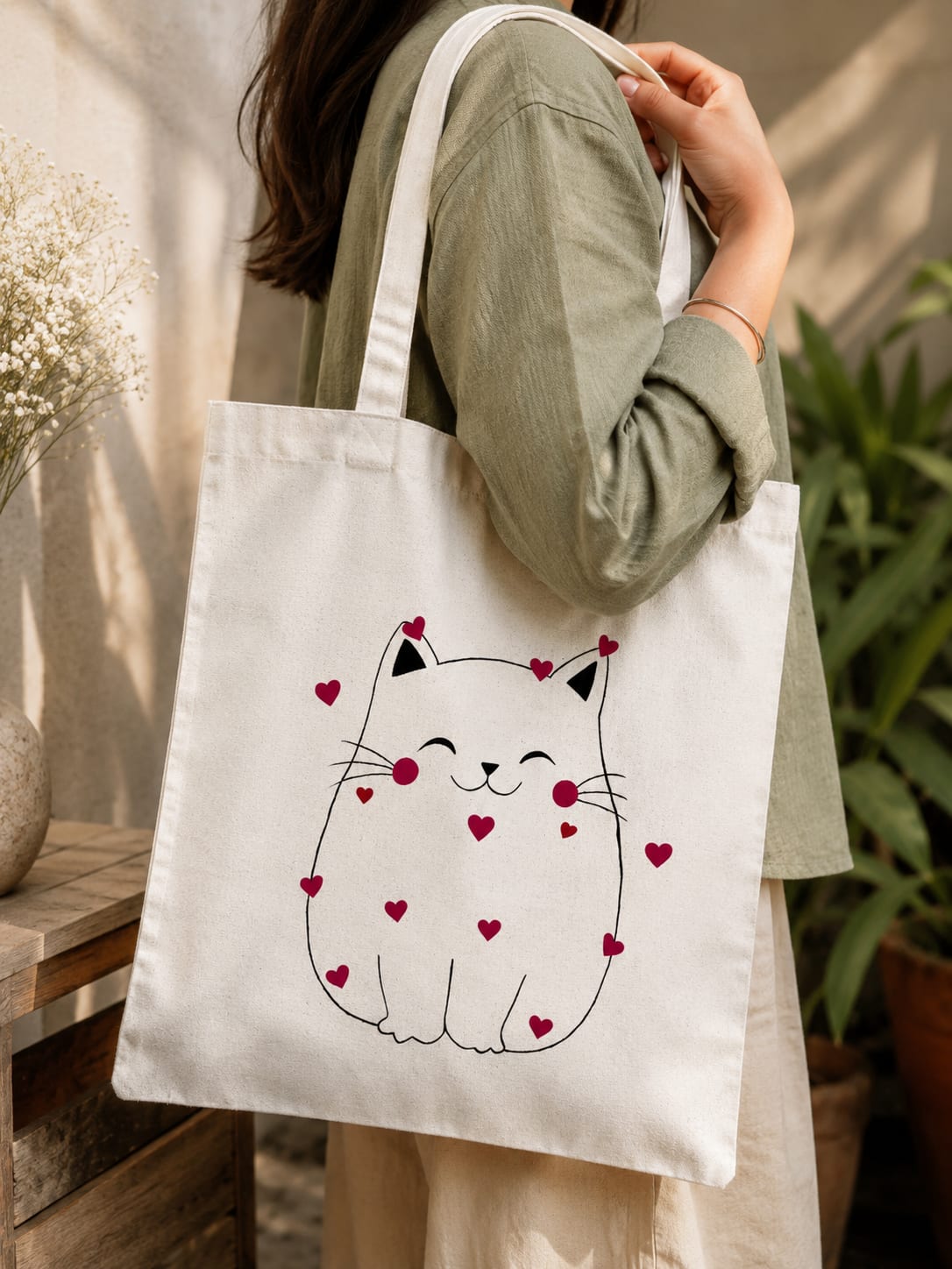 Hand Painted Tote Bags