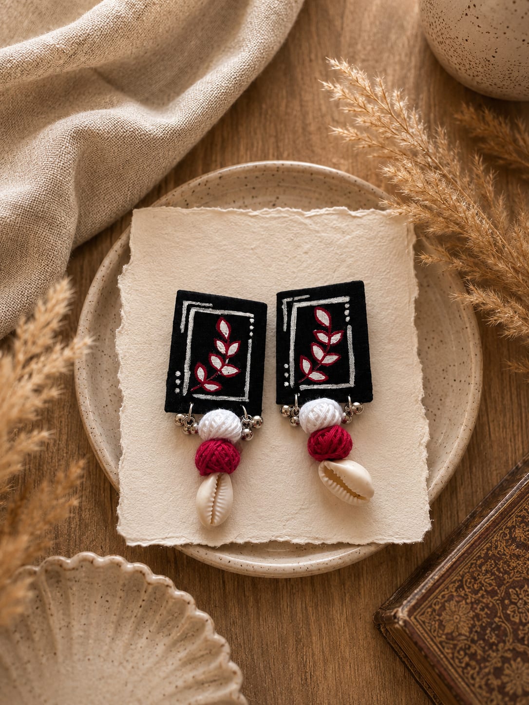 Fabric Earring Set
