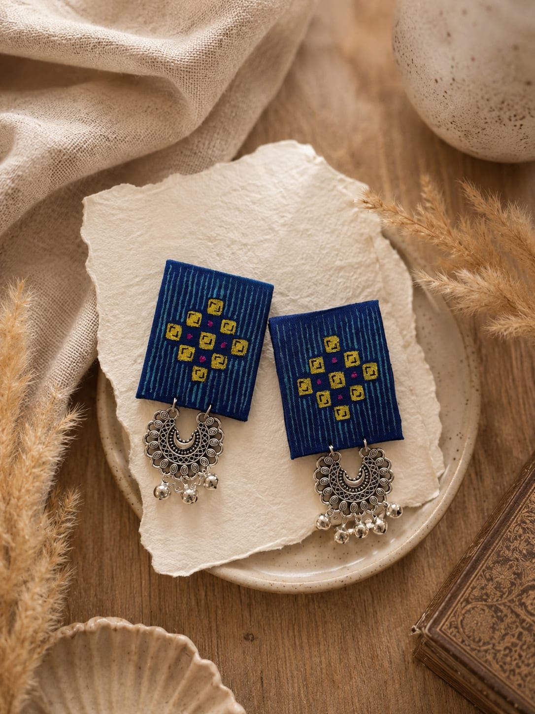 Fabric Earring Set