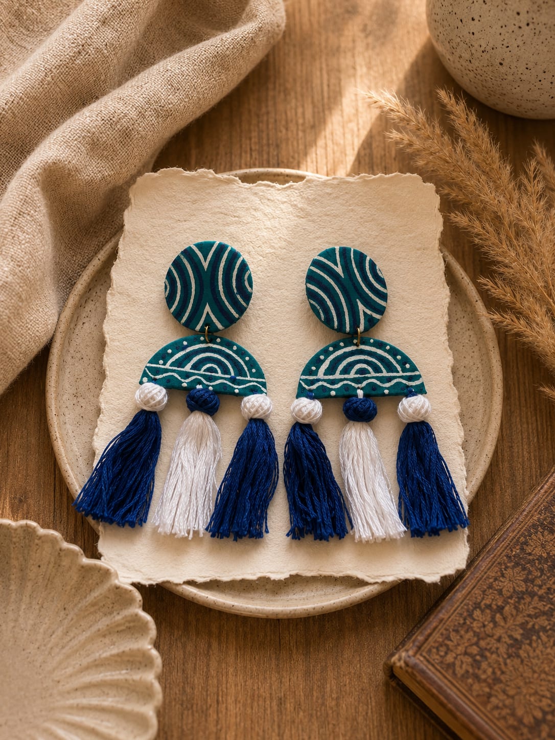 Fabric Earring Set