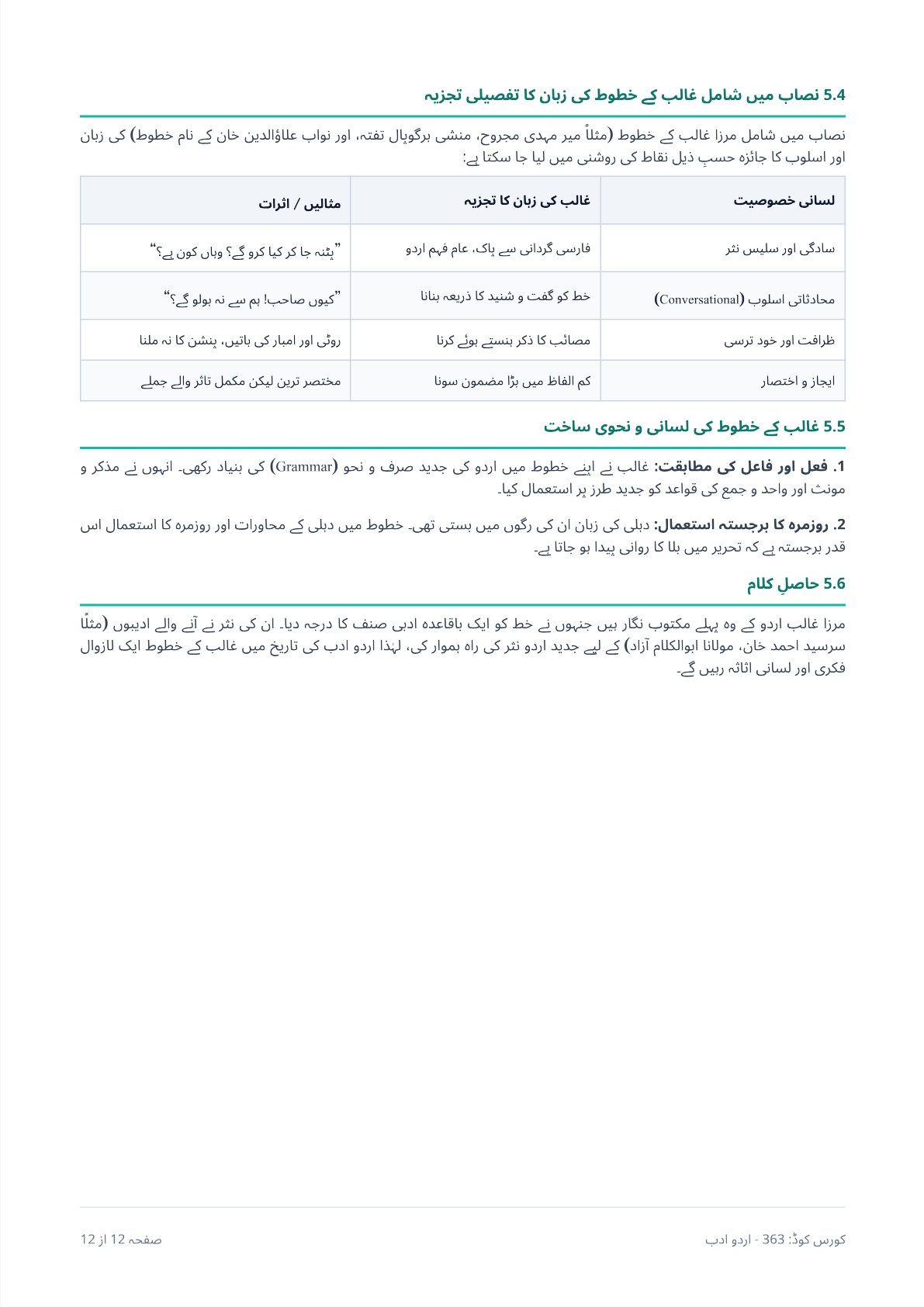 AIOU 363 Urdu-I Assignment No. 1 – Autumn 2026
- Page 12
