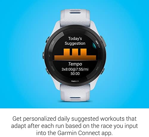 Vue 6 de Garmin Forerunner Weiblau