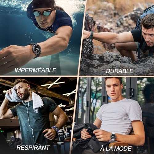 Vue 7 de Bracelet Silicone Garmin Compatible