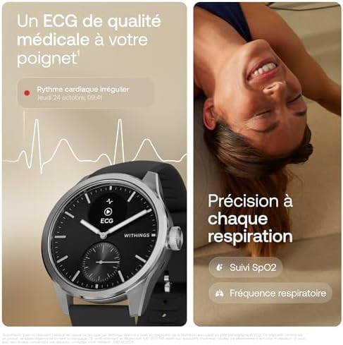 Vue 4 de Montre Connectée Santé Hybride