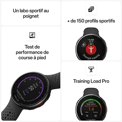 Vue 3 de Polar Pacer Pro Greyblack