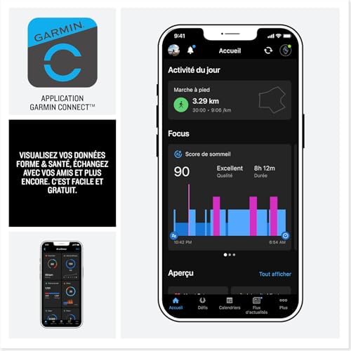 Vue 5 de Montre Connectée Santé GPS