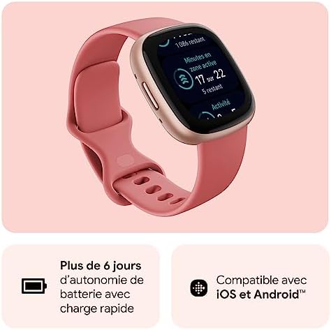 Vue 2 de Montre Connectée Fitness Autonomie