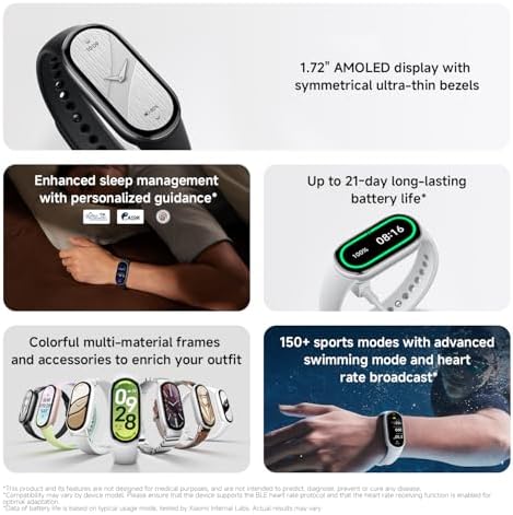 Vue 2 de Xiaomi Smart Band Montre