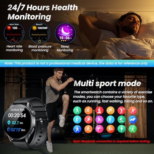 Vue 5 de Montre Santé ECG Connectée