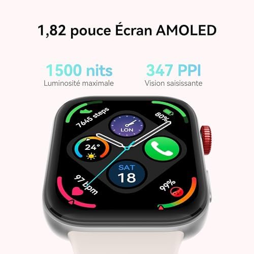 Vue 2 de Huawei Watch Fit Ecran