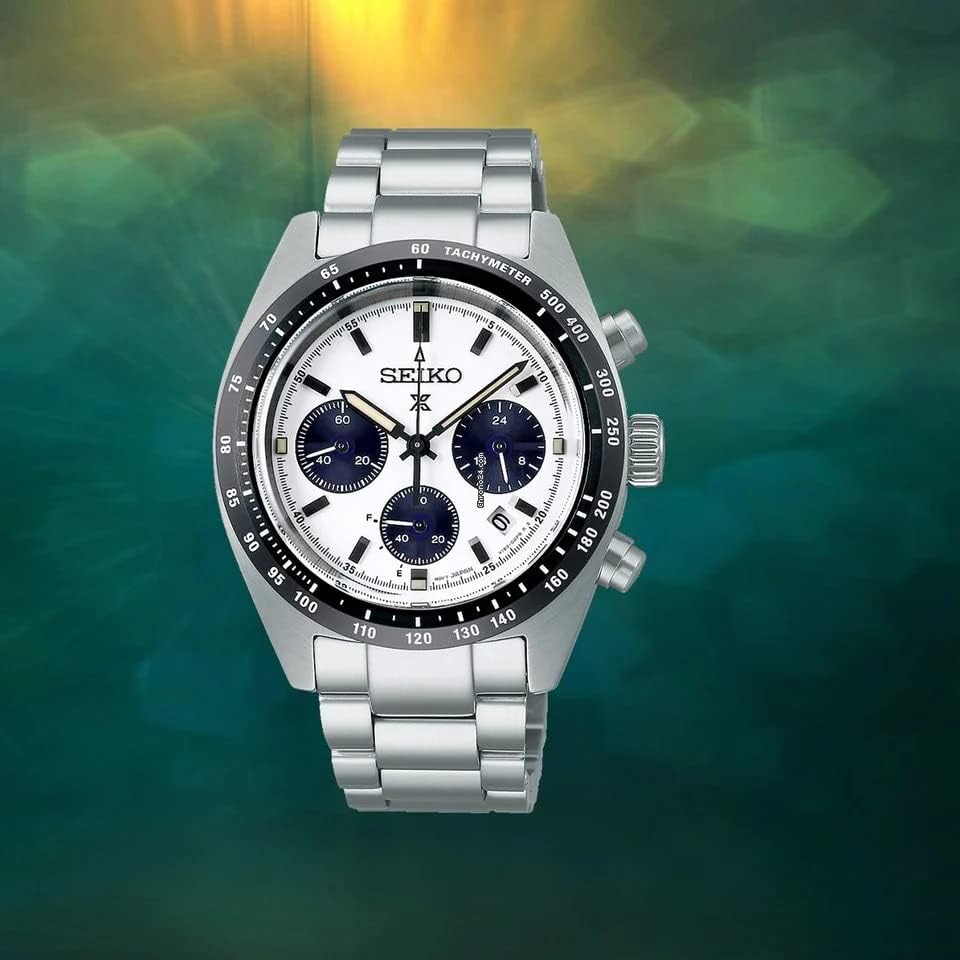 Vue 5 de Montre Solaire Chronographe Acier