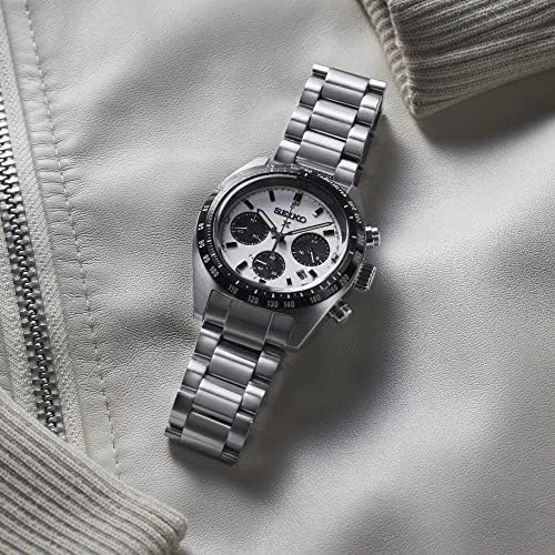 Vue 6 de Montre Solaire Chronographe Acier