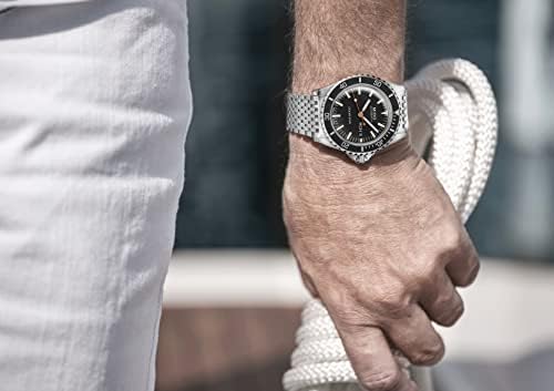 Vue 6 de Montre Automatique Homme Acier Inoxydable