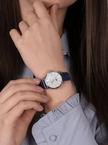 Vue 6 de Montre Femme Phase Lune