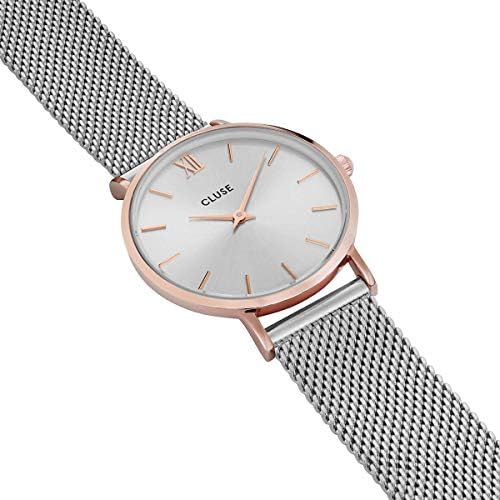 Vue 4 de Montre Femme Dorée Milan Acier