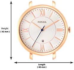 Vue 7 de Montre Femme Cuir Bleu Moderne