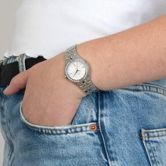 Vue 4 de Montre Femme Acier Inoxydable Élégante