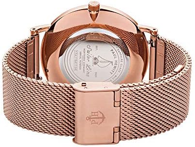 Vue 4 de Montre Femme Dorée Rose Étanche