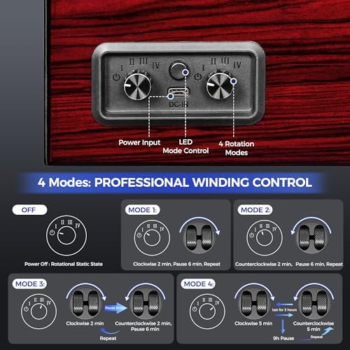 Vue 7 de Anwbroad Remontoir Montre Automatique