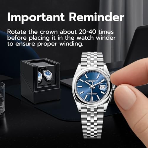 Vue 2 de Mcbazel Remontoir Montre Automatique