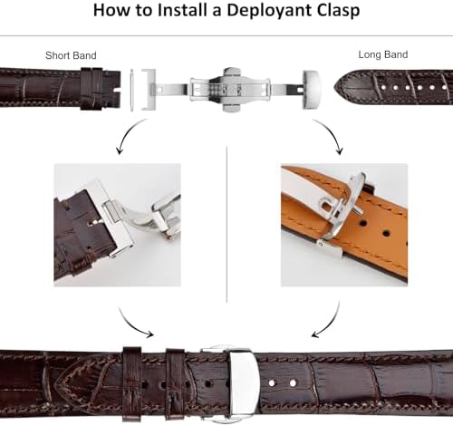Vue 7 de Boucle Déployante Acier Inoxydable
