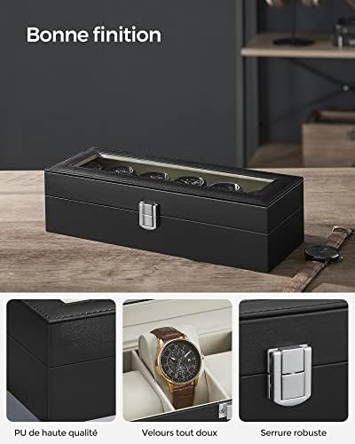 Vue 3 de Songmics Boite Montres