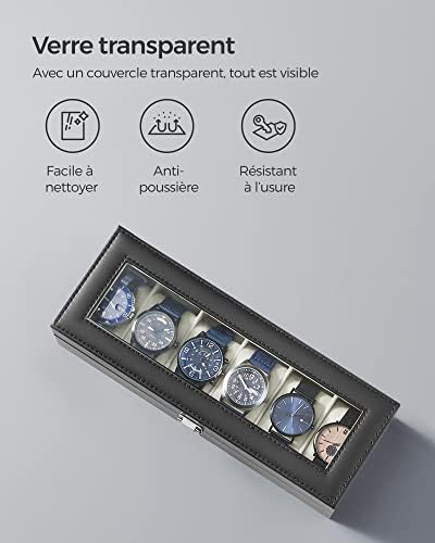 Vue 4 de Songmics Boite Montres