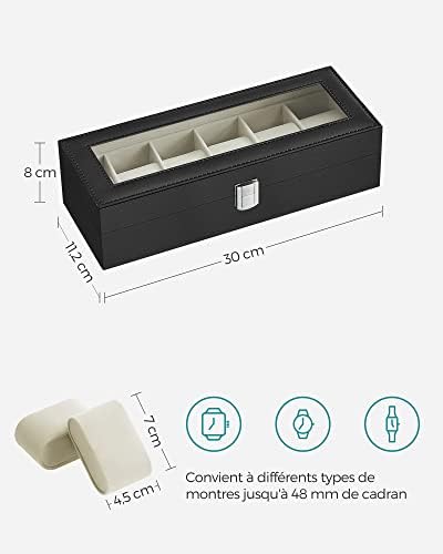 Vue 6 de Songmics Boite Montres