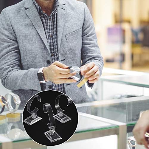 Vue 6 de Présentoir Montre Transparent Stable