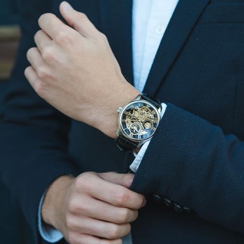 Vue 4 de Montre Squelette Automatique Pour