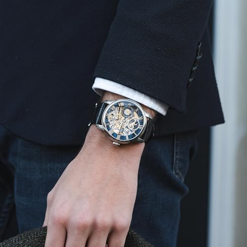 Vue 6 de Montre Squelette Automatique Pour