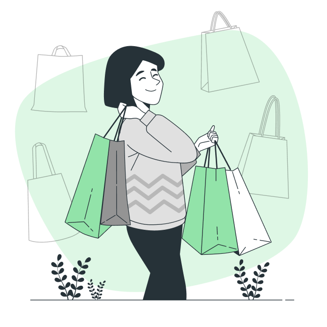 Empty Store Illustration