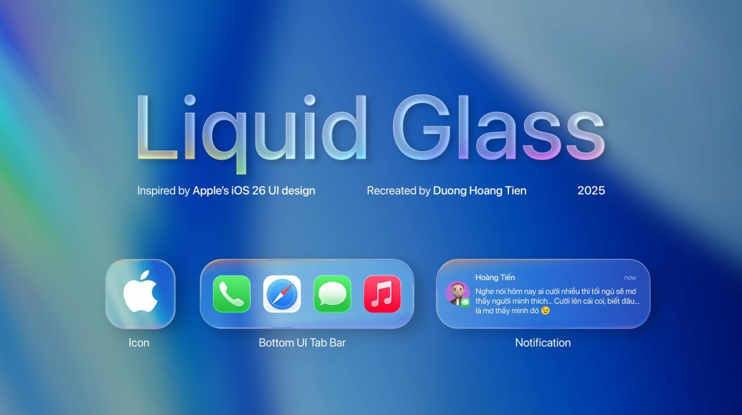Liquid Glass - Apple's iOS 26 Design