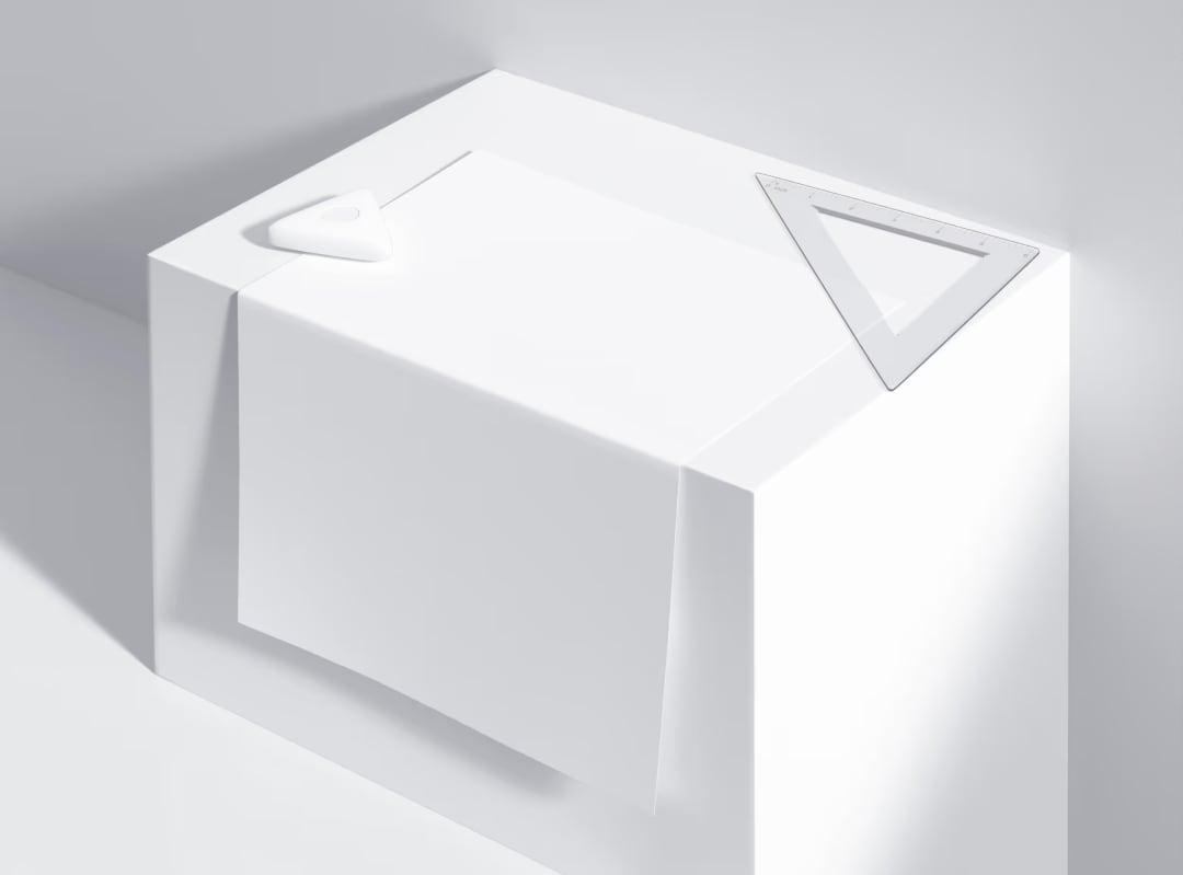 Folded Paper Mockup image 2