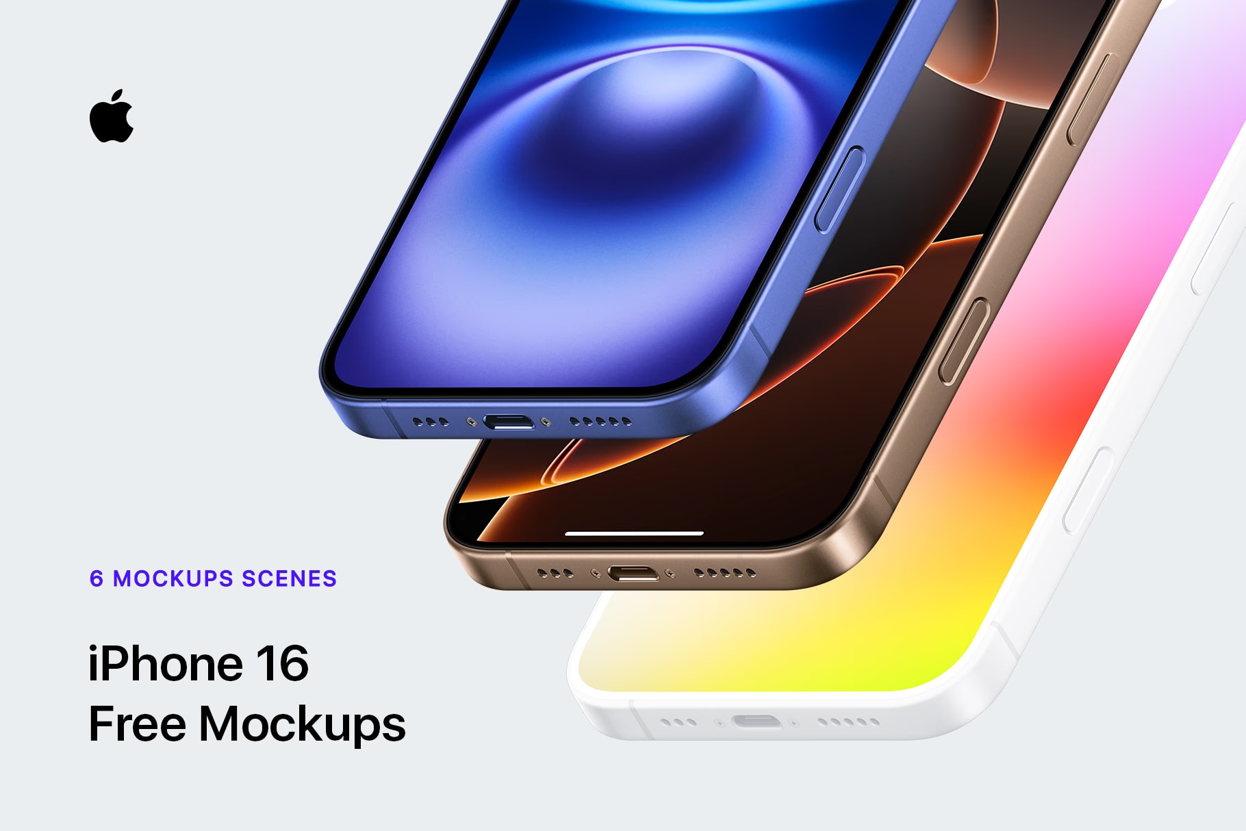 iPhone 16 Mockups Scenes