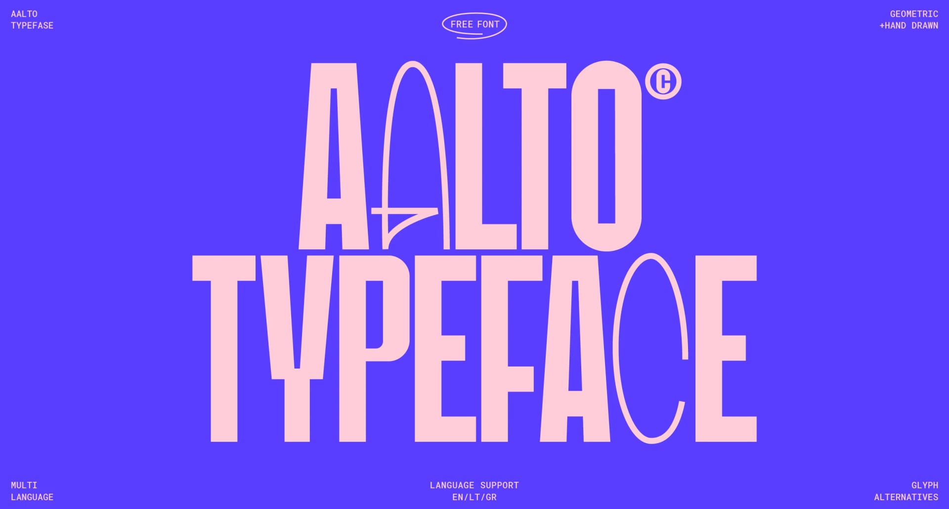 Aalto OpenType Display Font