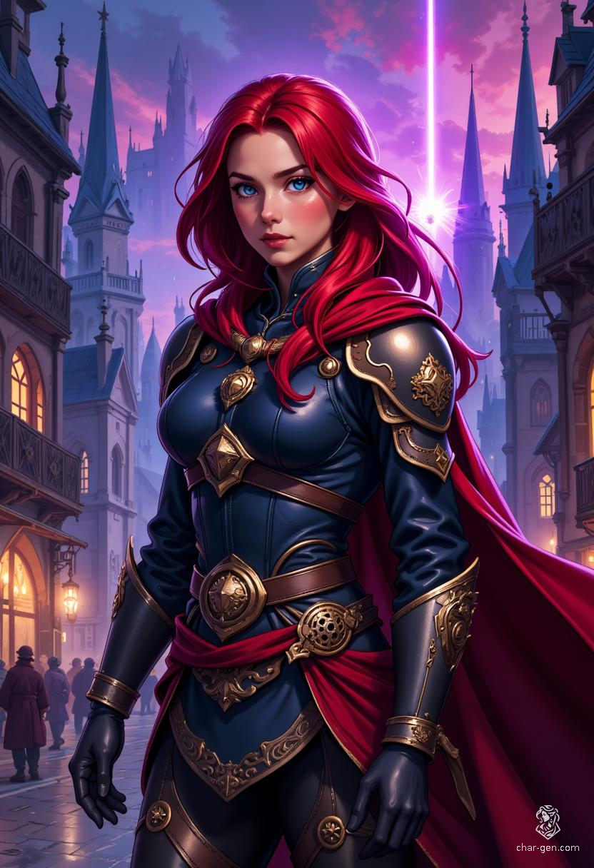 Sarah Jessica White, a charismatic Waterdhavian bard, wields a rapier with finesse while captivating audiences with her lute and expressive gestures. At 44, she grapples with a scandalous secret and a fierce ego, all while striving to be a champion for the common folk.