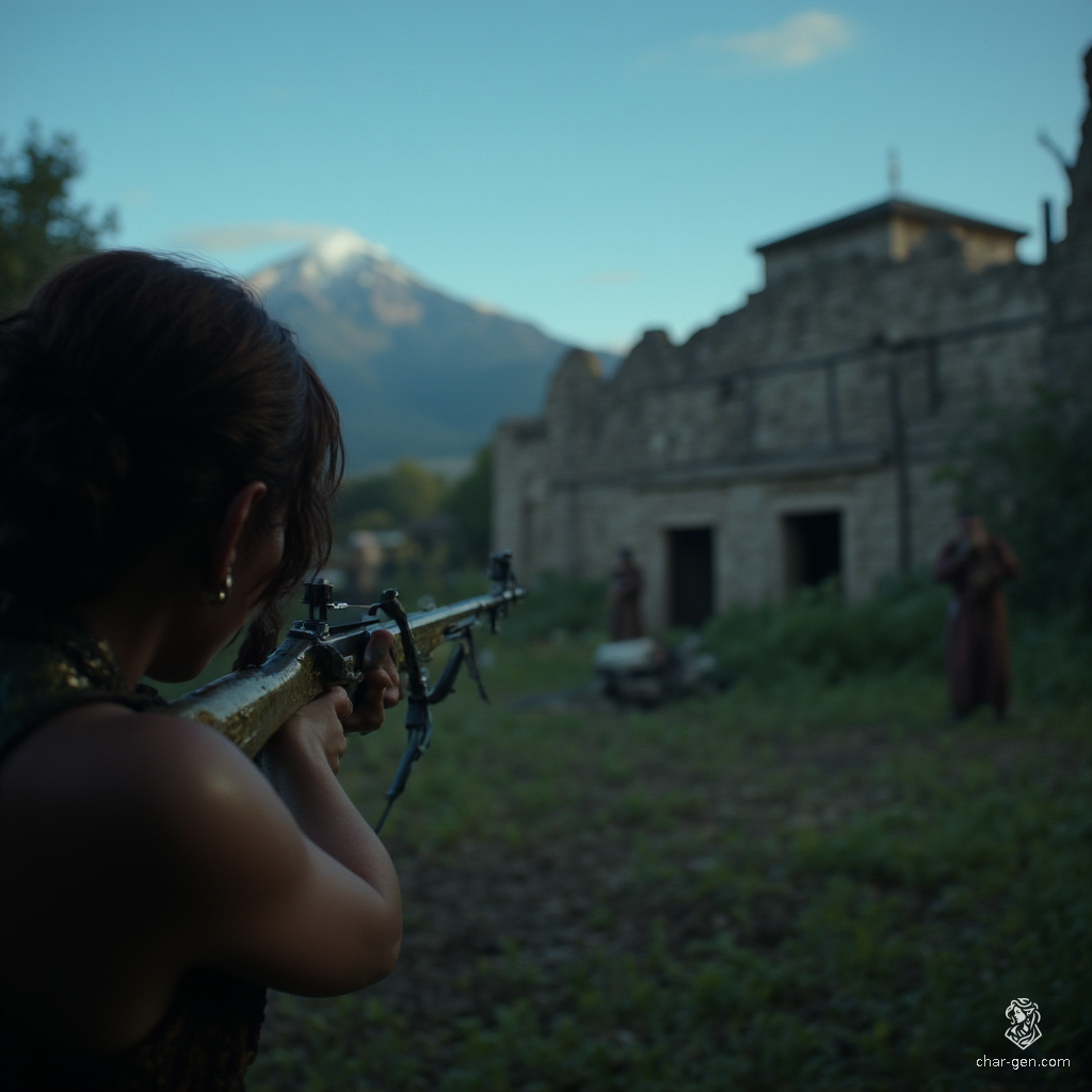 Izzy, a newly emancipated halfling assassin, blends beauty with danger. Standing gracefully short, her medium-toned skin glistens with green scales beneath her snug, practical armor. With reptilian eyes fixated on her target and poisons at her belt, she embodies the thrill of the hunt—competent, lethal, and tantalizingly joyful.