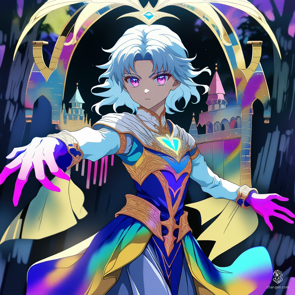 Elara is a radiant aasimar with a subtle celestial glow, embodying grace and purity. Her unusual, strikingly colored eyes reflect her divine heritage. With an aura of serenity and hope, she inspires those around her, wielding her angelic essence to guide and protect.